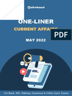 One Liner Current Affairs May 2022