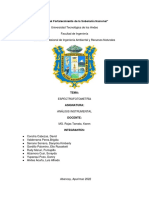 Espectrofotometría para determinar metales pesados