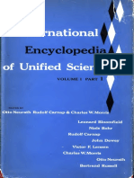 International Encyclopedia of Unified Science Vol 1