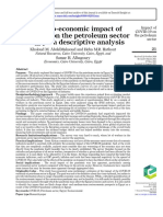 The Socio-Economic Impact of COVID-19 On The Petroleum Sector in Egypt: A Descriptive Analysis