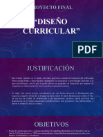 PROYECTO 3º PARCIAL "Diseño Curricular"