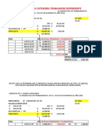 Renta de Cuarta Categoria Ejercicio