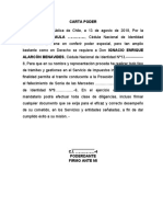 Carta Poder Servicio de Impuestos Internos