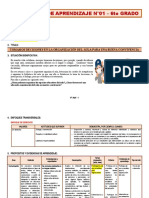 6° Grado - Experiencia de Aprendizaje N°01