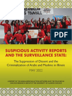 Suspicious Activity Reports and The Surveillance State