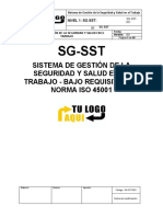 SG-SST-001 Sistema de Gesti+Ýn de La Seguridad y Salud en El Trabajo