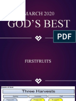 MARCH 2020: God'S Best