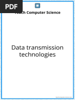 Revision Notes - 23 Data Transmission Technologies