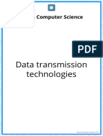 Revision Notes - 23 Data Transmission Technologies