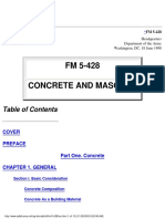 FM 5428 Concrete and Masonry