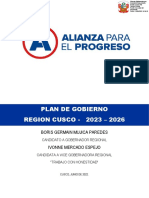 Plan de Gobierno 2023-2026