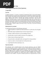 Introduction To Pavement Design Lecture Notes in Transportation Systems Engineering 3 August 2009