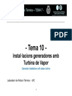 Tema 10. Instal_lacions generadores amb turbina de vapor