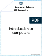 KS3 Flashcards - 01 Introduction To Computers