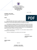 letter to SDS approval to conduct f2f grad