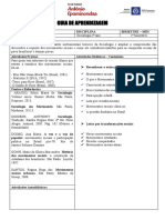 GUIA DE APRENDIZAGEM Sociologia 3º Ano 1º Bimestre