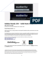 Solidus Randy 250 - Solid State Amplifiers: (VST, Vst3, Au, Aax)