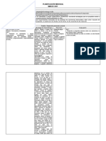 Planificación Marzo Unidad 1 y 2