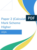 Third Space Learning Paper 2 Mark Scheme (Higher) AQA