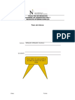 Estructura de Un Informe Académico