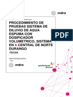 Procedimiento de Prueba Diluvio Firedos Rev1