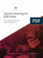 Social Listening for B2B Sales: How to Ignite Sales and Buyer Engagement