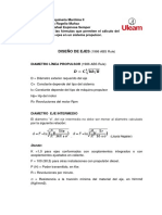 Formulas Ejes