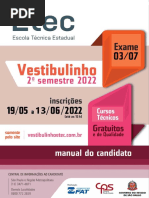 Provas e Gabaritos ETEC 2025 | PDF