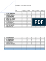 Registro de Evolucion de Escritura 3,4, 5, 6