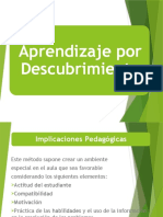 Aprendizaje por descubrimiento: implicaciones pedagógicas