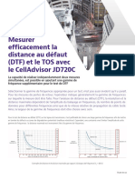 Mesurer Efficacement La Distance Au Defaut DTF Et Le Tos Avec Le Celladvisor jd720c FR Etudes de Cas