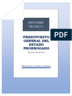 Informe Tecnico Presupuesto Prorrogado - Vfinal