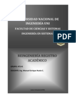 REINGENIERÍA REGISTRO ACADÉMICO