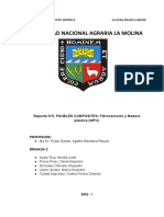 Universidad Nacional Agraria La Molina: Reporte N°5: PANELES COMPOSITES: Fibrocemento y Madera Plástica (WPC)