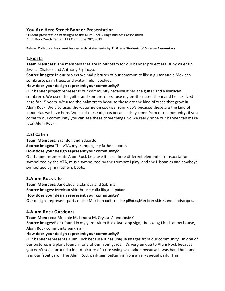 Banner Descriptions | PDF | Nature