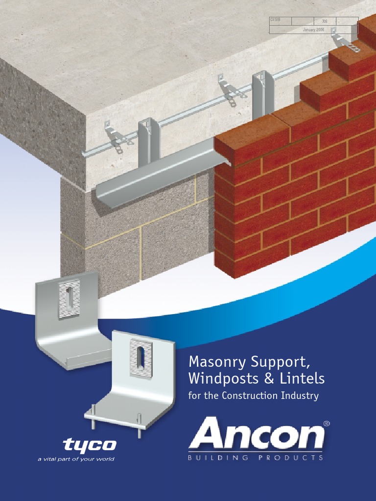 Windpost & Lintels | PDF | Masonry | Stainless Steel