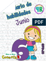 ? MT 6o CALENDARIO DE HABILIDADES JUNIO