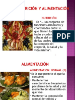 Nutrición y clasificación de alimentos