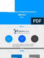 Presentacion Publica INDEP 2016
