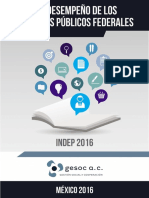 Reporte Completo Del Indice de Desempeno INDEP 2016
