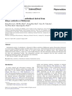 Potent Antimalarial Activity of Limonoid from Khaya Tree