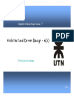 Architectural Driven Design - ADD
