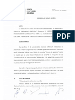 Resolucion N°25 - Junta Electoral General de la UNCuyo 