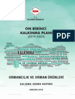 Kalkınma Bakanlığı 11. Kalkınma Planı 2019-2023 Ormancilik - Ve - Orman - UrunleriCalismaGrubuRaporu