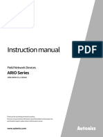 Autonics Ario Instruction Manual