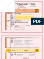 Plan de trabajo semanal