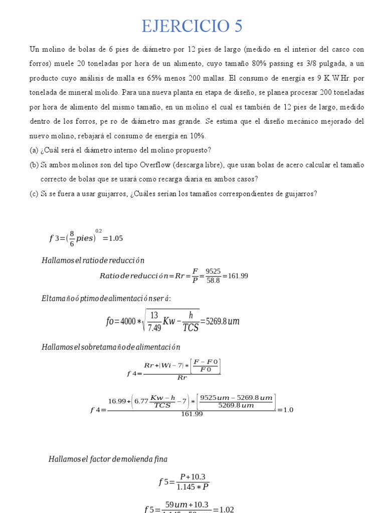 Ejercicio 5 | PDF