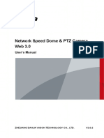 Dahua Network Speed Dome & PTZ Camera Web 3.0 User's Manual - V2.0.2