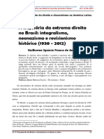 ANDRADE, Guilherme Ignácio de. a Trajetória Da Extrema Direita No Brasil.