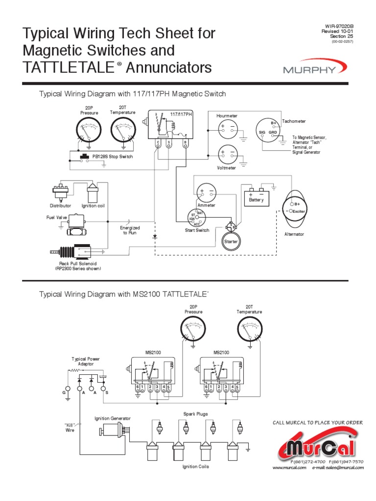 Murphy Switch Wiring Diagram - Wiring Diagram Schemas